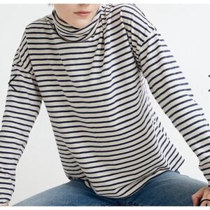 Rivet & Thread Striped‎ Turtleneck XS Made in USA Cotton madewell